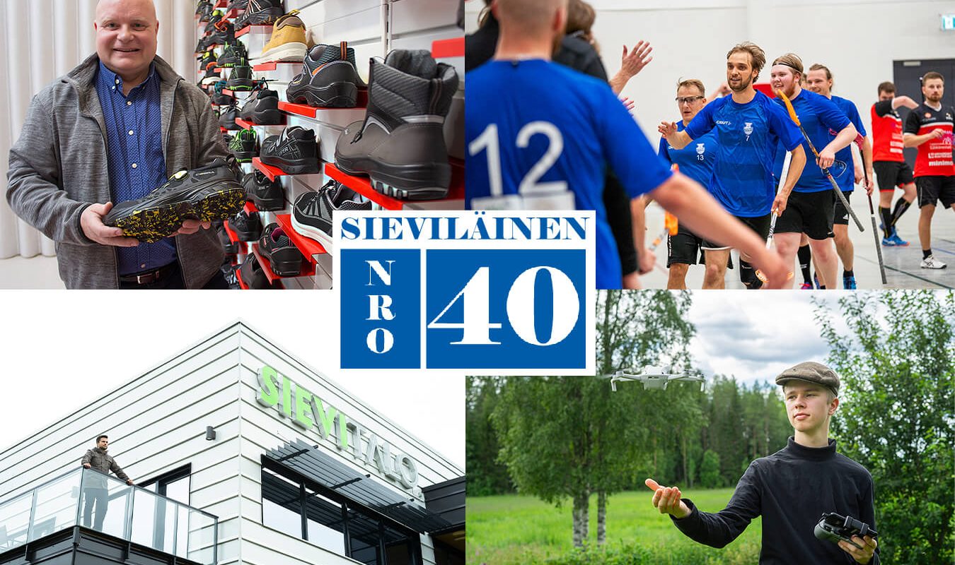 Sieviläisessä numero 40:ssä kuullaan muun muassa Sievin Jalkineen, Sievi Groupin, Sievin Sisun ja nuorten sieviläisten 4H-yrittäjien kuulumisia.