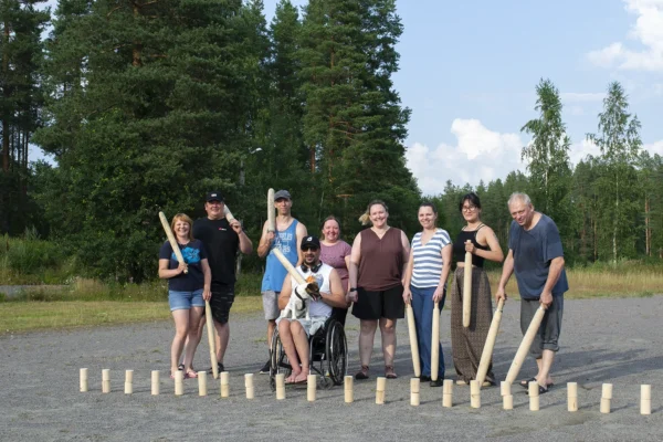 Perinnepeli kyykkä tutuksi Sievissä