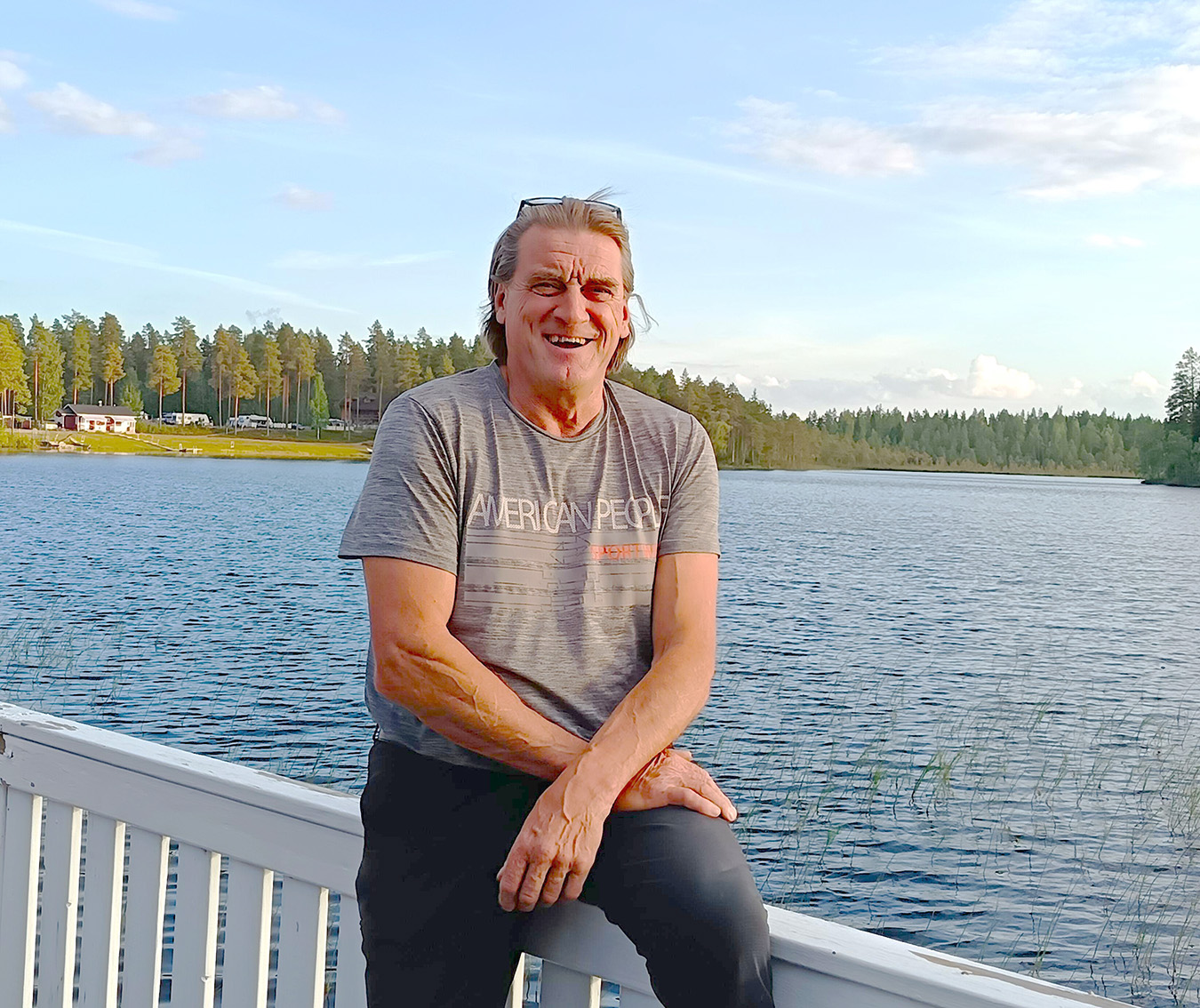 Kalle Jussila kävi esiintymässä syyskuun alussa Urjanlinnan tanssilavalla.
