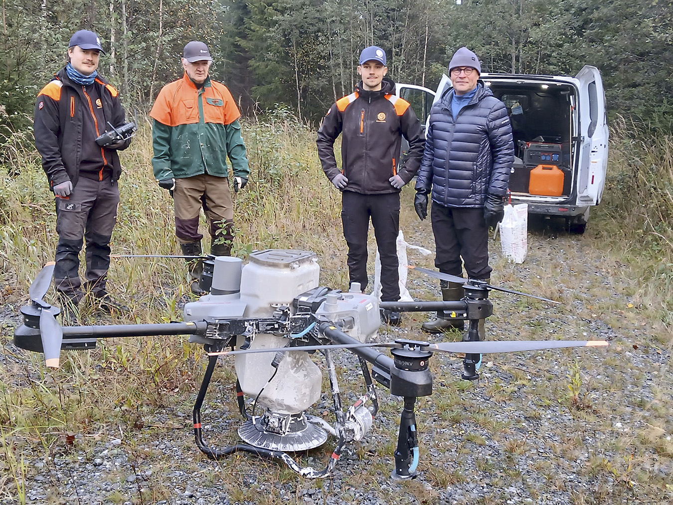 Metsähoitoyhdistys Pyhä-Kala toteutti Sievin ensimmäiset droneavusteiset metsänlannoitukset yhteistyöss Silvadrones Oy:n kanssa.