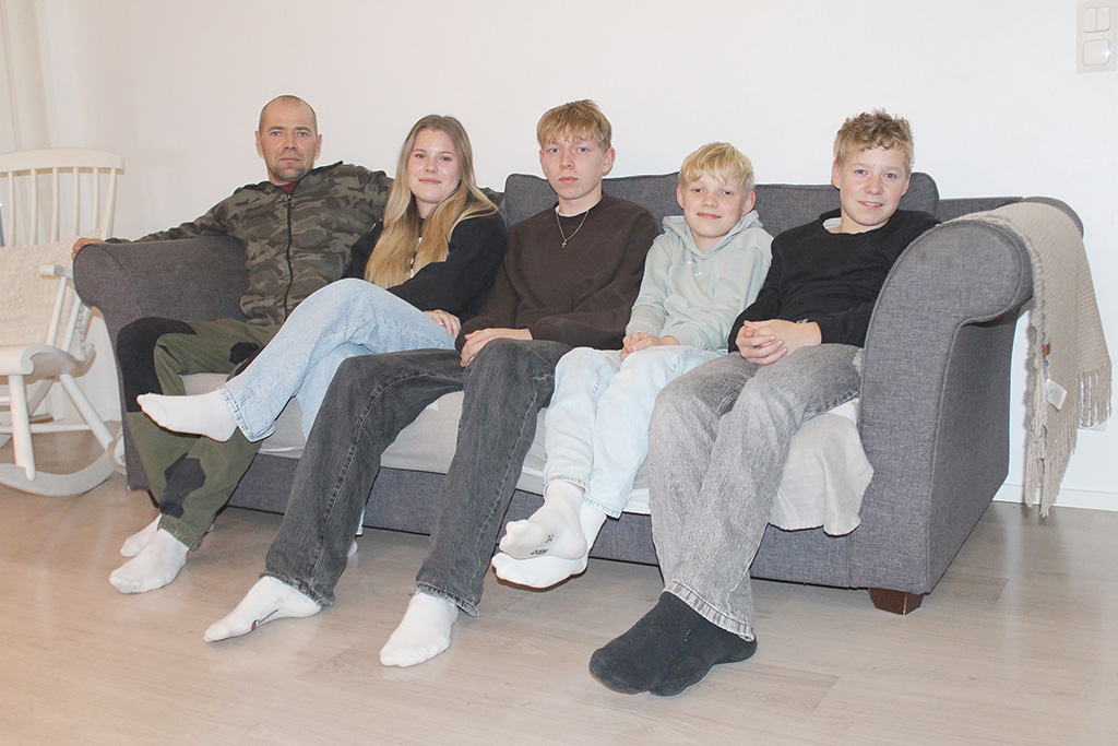 Tuomas ja Kirsi Koskelan perheenjäsenet ovat aktiivisia luonto- ja ulkoiluharrastajia.