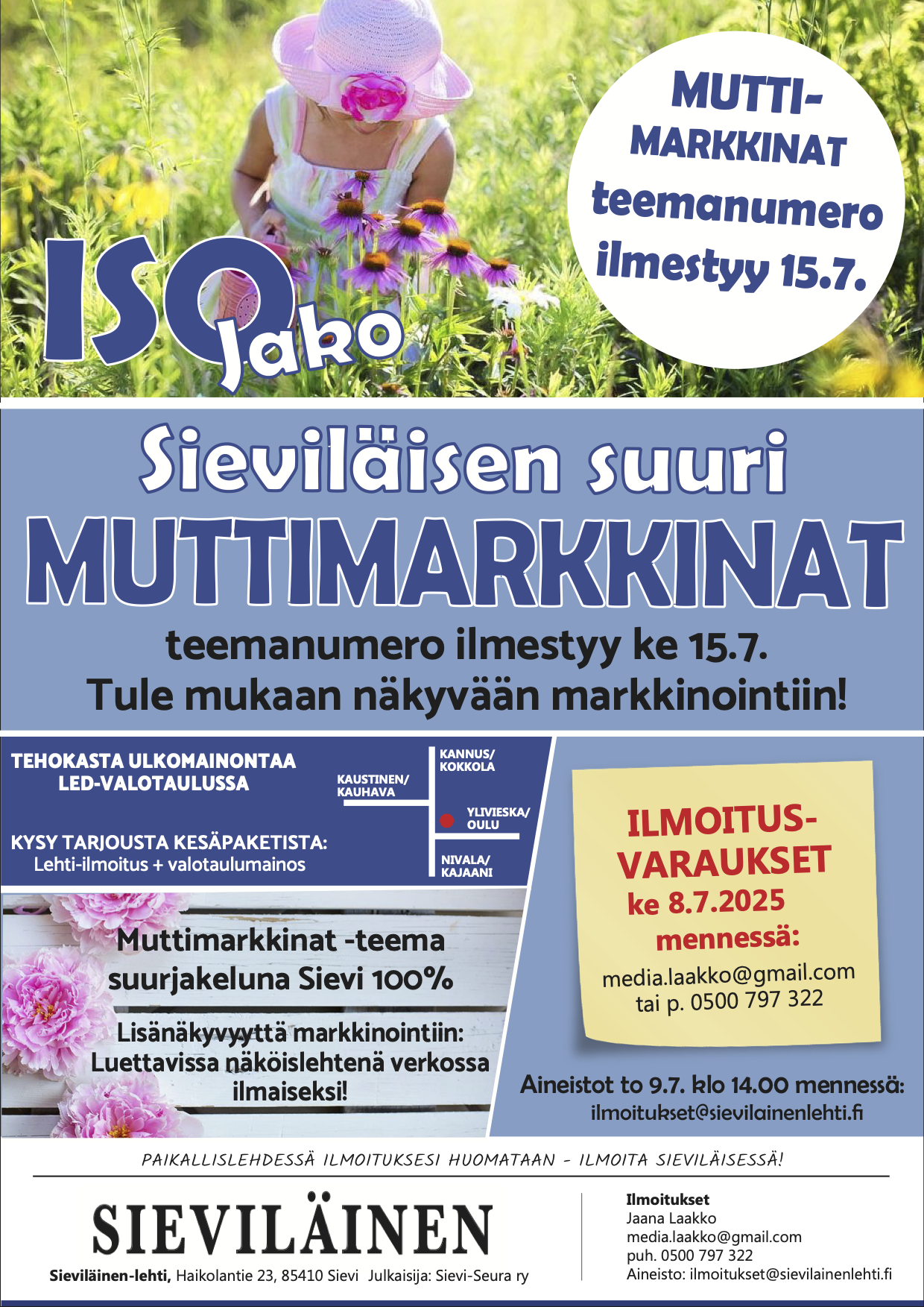 Muttimarkkinat Isojako 15.7